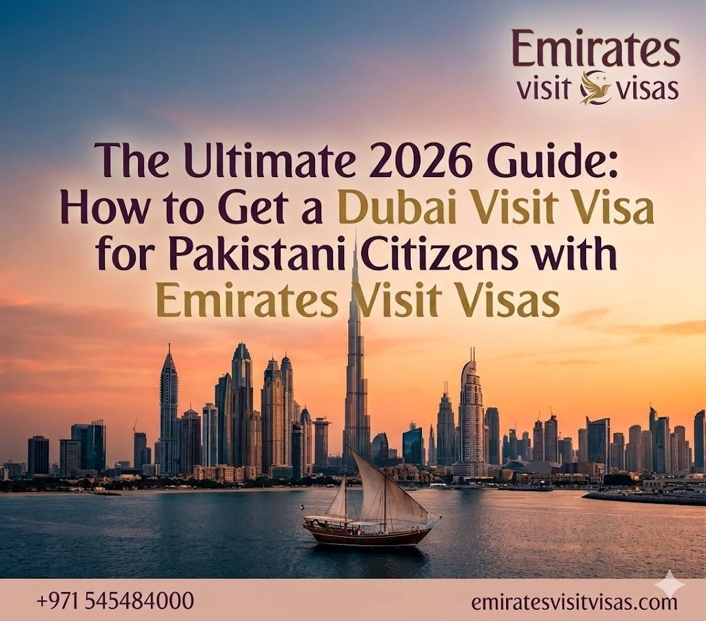The Ultimate 2026 Guide: How to Get a Dubai Visa for Pakistani Citizens with Emirates Visit Visas